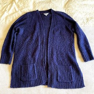 Time and True blue cardigan with pockets, Size XL